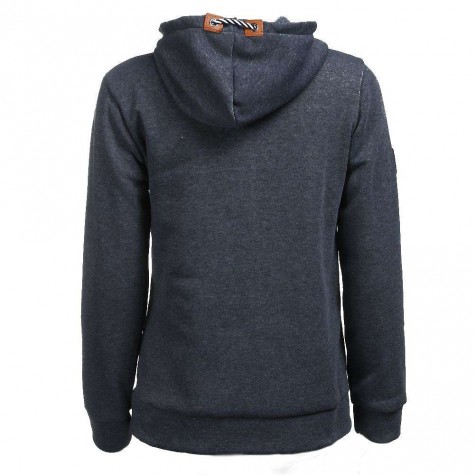 Casual Straw Rope Long Sleeve Pocket Hoodies Coat