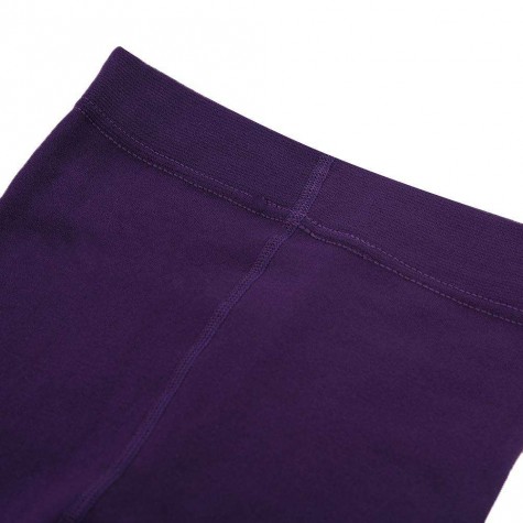 Winter Leggings Warm Elastic Slim Leggings Step Foot Pants(Purple)