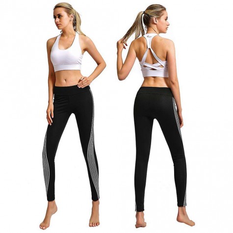 Yoga Leggings Quick Dry Pants Sports Fitness Night Glowing Tights