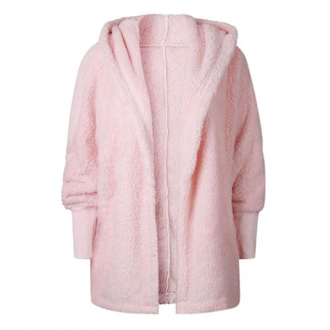 Long Sleeve Cardigan Casual Hooded Jacket Warm Coat Sweater