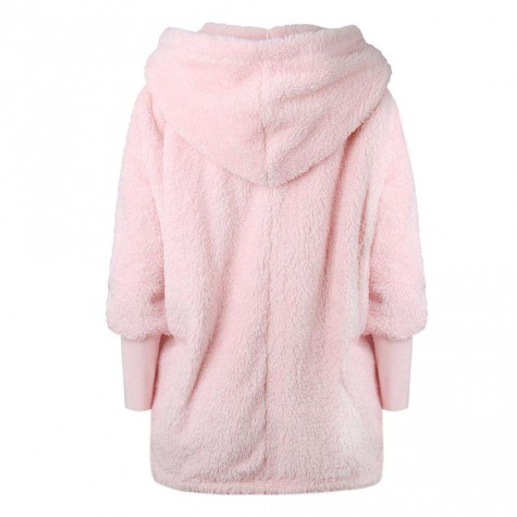 Long Sleeve Cardigan Casual Hooded Jacket Warm Coat Sweater