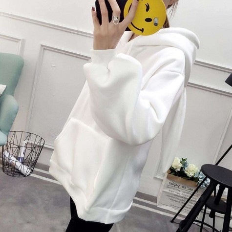 Long Sleeve Sweatshirt Loose Hoodie Harajuku Pullover Tops