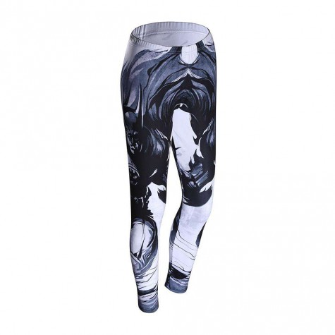 Charming Sports Yoga Pants 3D Floral Print High Waist Stretch Leggings