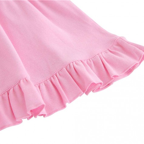 Girls Princess Dress Spring Half Sleeve Ruffle Cute Party Dress