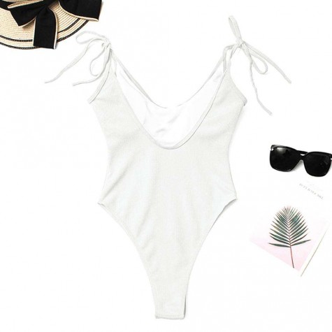 One Piece Swimsuit Charming Lace-up Monokini Beachwear Jumpsuit