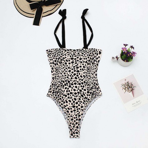 One Piece Swimsuit Charming Spaghetti Strap Bathing Suit